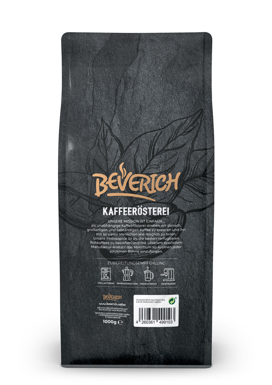 Premium - Espresso (1 kg) Ganze Bohne