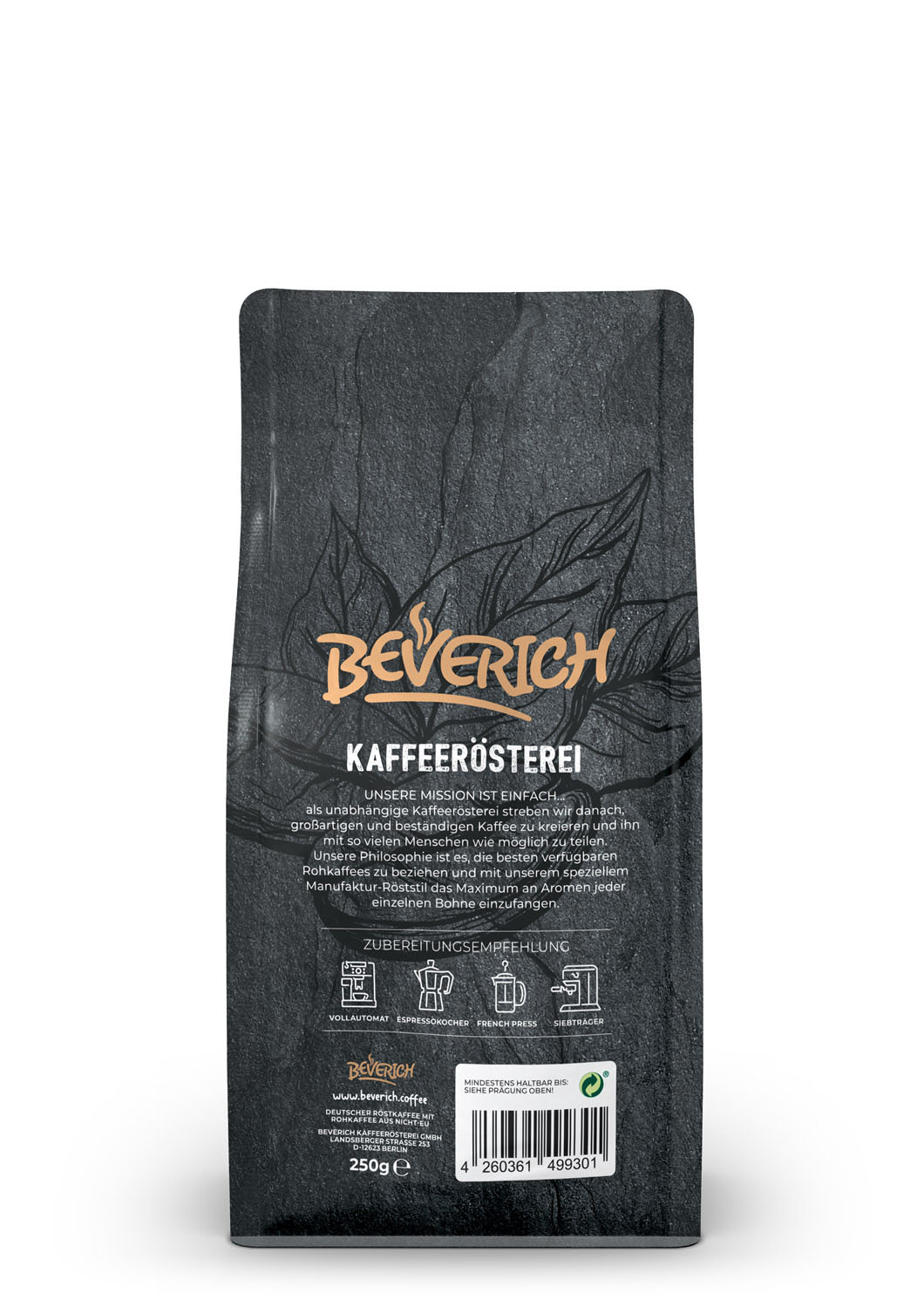 Premium - Espresso (250 g) Ganze Bohne