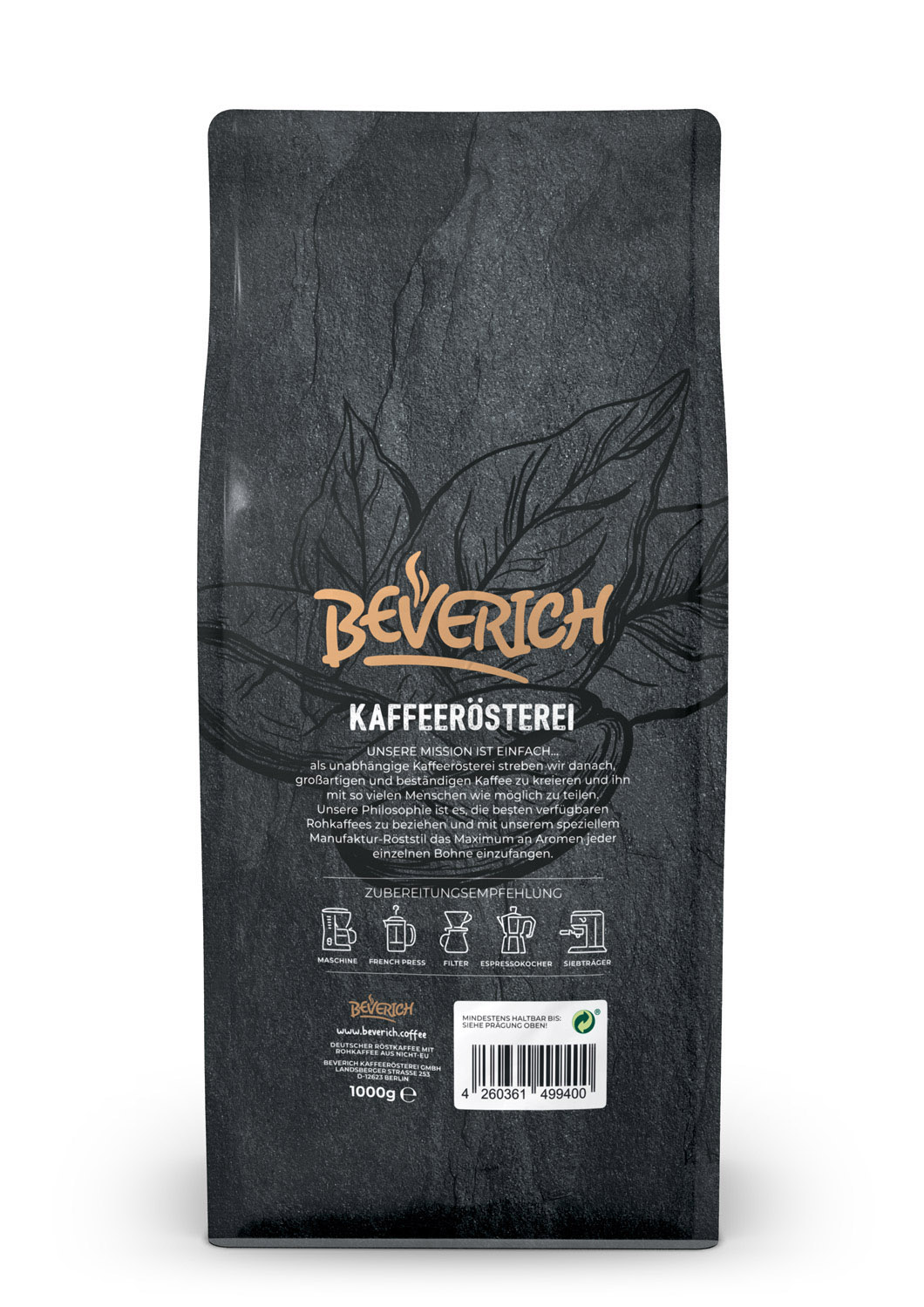 Premium - Filterkaffee (1 kg) Gemahlen